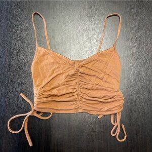 Pacsun Brown Tie Tank